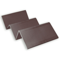 Детский складной термоковрик однотонный 2000х1500х10мм Коричневый (298) SW-00001189