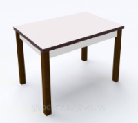 Стол обеденный раскладной Fusion furniture Марсель 900 Орех/Белый