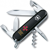 Нож Victorinox Spartan Army Black «Емблема ЗСУ + Напис ЗСУ» (1.3603.3_W1011u)