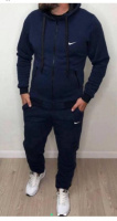 Утеплений костюм батал Nike унісекс темно-синій