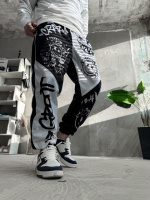 Спортивні штани чоловічі плащівка на підкладці джокери