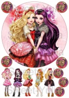 Вафельные картинки на тему: Ever After High