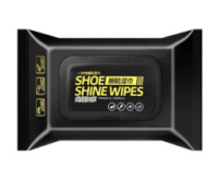 Вологі серветки Shoe Shine Wipes 80 шт • Серветки для догляду за взуттям
