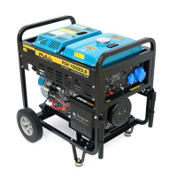 Генератор дизельный FULL FDK10000LE, 1-фазный 230V, 50Hz, 9.4kVA/7.5kW, бак 12,5 л, расход 2 л/ч, ручной/стартер (без АКБ), 700х510х620 мм, 124 кг