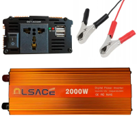 Преобразователь напряжения инвертор OLSACE 2000W 12-220V Power Inverter Автомобильный преобразователь