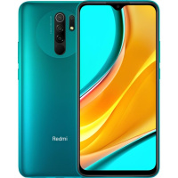 Смартфон Xiaomi Redmi 9 4/64 ГБ Ocean Green 6.53« 2340x1080 2SIM 4G 5020 mAh IPS Full HD NFC Android 10