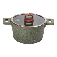 Каструля алюмінієва MGC із керамічним покриттям 5.3 л, зелений