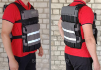 Жилет обтяжувач EasyFit Armor 18 кг набірний з кроком 0,5 кг