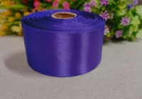 Атласная лента 4 см/ 23 метра/ фиолетовый