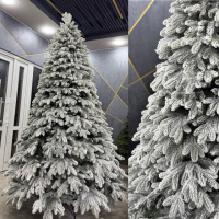 Норвезька 1,80 м — засніжена лита штучна ялинка, дуже густа та пишна, реалістична як жива, сертифікована, Україн