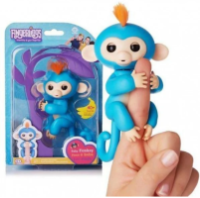 Обезьянка интерактивная на палец Happy Monkey Fingerlings