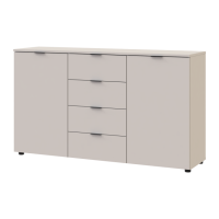 Комод в спальню Doros Рон 5 140х38х81 см Кашемир (DRS-011456)