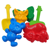 Набор для песочницы «Незабудка №4» 0954 лопатка, грабли, пасочки