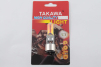 Лампа BA20D (2 вуса) 12V 35W/35W (хамелеон рожевий) (блістер) TAKAWA (mod:A)