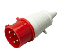 Вилка кабельная HOROZ SF-025, 5 контактов, 3Р+N+E, 32А, 380V, IP44