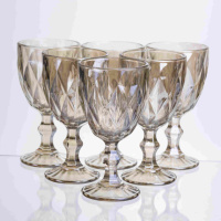 Набір келихів столових Citrine 6 штук по 300 мл HP-19-281 прозорий для вина та напоїв