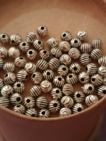 Металлическая бусина/3 мм/ 20 шт/ сталь