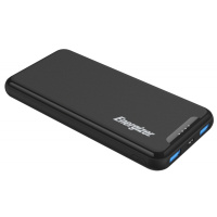 Батарея универсальная Energizer 10000 mAh, Li-pol, PD/18W, QC/3.0, Type-C/micro-USB, USB*2, black (UE10052PQ_BK)