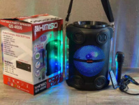 Колонка портативная KIMISO QS-4606 BT (6.5″BASS) с микрофоном и пультом