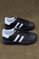 Кросівки жіночі демісезонні, колір чорно-білий, 248RBK10