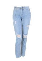 Жіночі світлі джинси в класичному стилі