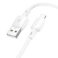 Кабель Borofone BX93 USB to Lightning 1m white