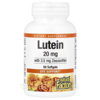 Лютеїн 20 мг, Lutein, Natural Factors, 60 желатинових капсул