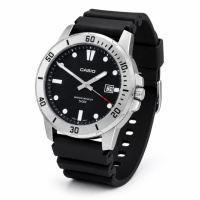 Чоловічий годинник Casio MTP-VD01-1E — класична модель з мінеральним склом та водозахистом 5 ATM
