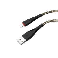 Кабель Borofone BX25 USB to Lightning 1m black