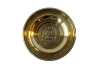 Тибетська співаюча чаша з рельєфним штампуванням Авалокітешвара 12 см