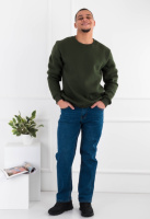 Чоловічі сині джинси батал