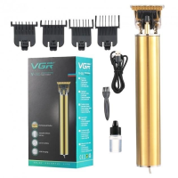 Машинка для стрижки триммер универсальный VGR V-065 Gold/Золотой