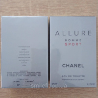 Чоловіча туалетна вода Chanel Allure Homme Sport 100 мл
