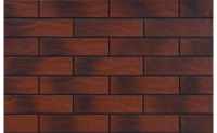 Клінкер CERRAD Червона з відтінком - рельєфна під цеглу для стін та фасаду