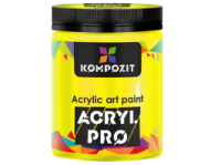 Фарба художня Серія «Флуоресцентна» Acryl PRO ART Kompozit 430 мл, 552 флуоресцентний салатовий