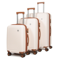 PODIUM Дорожная Чемодан 31 ABS-пластик FASHION A12 white