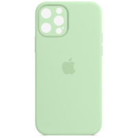 Чохол Silicone Case Full Camera Protective (AA) для Apple iPhone 14 Pro (6.1«), Зелений / Pistachio - купити в SmartEra.ua