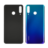 Заднее стекло корпуса для Huawei P30 Lite/ Nova 4e Peacock Blue (фиолетово-голубая)