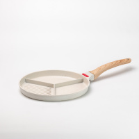 Сковорода для сніданку зі знімною ручкою 25 см, бежевий