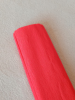 Гофро бумага / 200×50 см / красный
