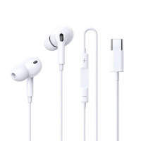 Навушники дротові REMAX Wired Earphones for Music and Call  RM-575/a/i  (Type-C) White (6954851234708)