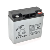 Аккумуляторная батарея AGM RITAR RT12180, Gray Case, 12V 18.0Ah   ( 181 х 77 х 167 ), 4.95kg Q4