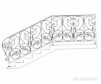 Кованные перила №4
