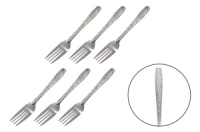 Набор столовых вилок с узором «Веточка»(6шт) (87737)