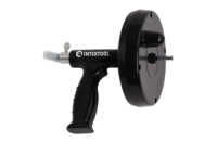 Трос для чищення труб на бобіні Intertool 6мм x 4м шпиндель для дрилі (HP-1008)