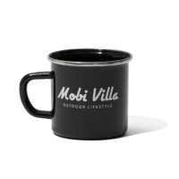 Кружка емальована Mobi Garden Villa 350мл NX21666069 black