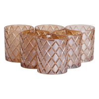 Набор стаканов 6 штук по 320 мл для виски Золото HP-19-11GLASS