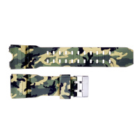 Ремінець для годинника Skmei 1155/1155BCMGR Camo Green каучуковий камуфляжний