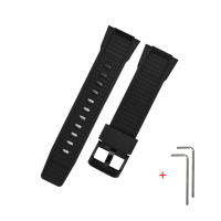 Ремінець Modfit для Casio G-Shock MTG-B3000 Black BKBK, чорний поліуретановий браслет