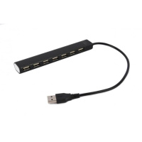 Концентратор Gembird 7 x USB 2.0 black (UHB-U2P7-04)